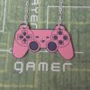 Pink Playstation Video Game Controller Necklace