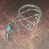 SLIGHTLY IMPERFECT Resident Evil Claire Redfield Feather Necklace - Image 5