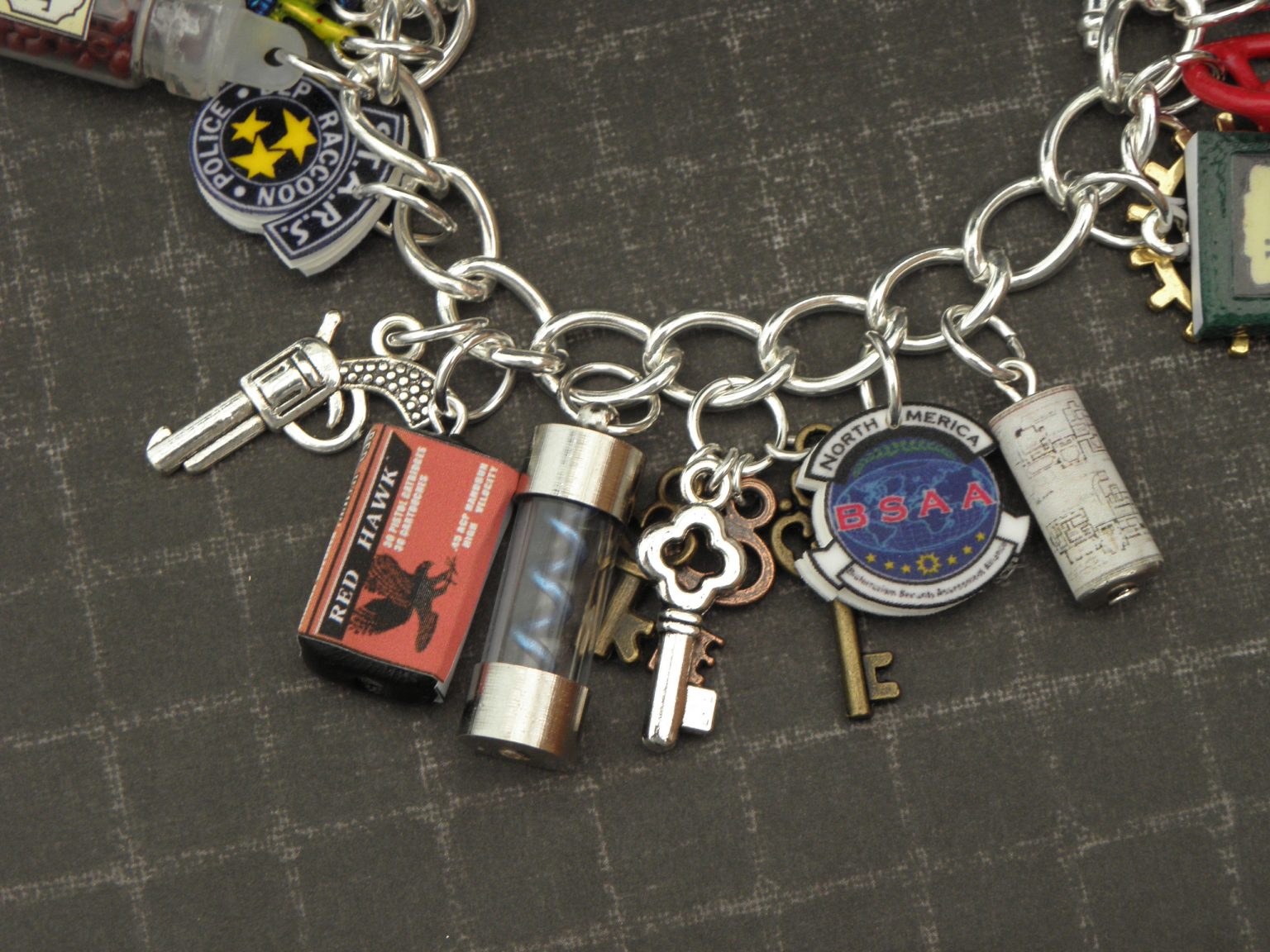Resident Evil Enter The Survival Horror Charm Bracelet – Biohazard Candy 