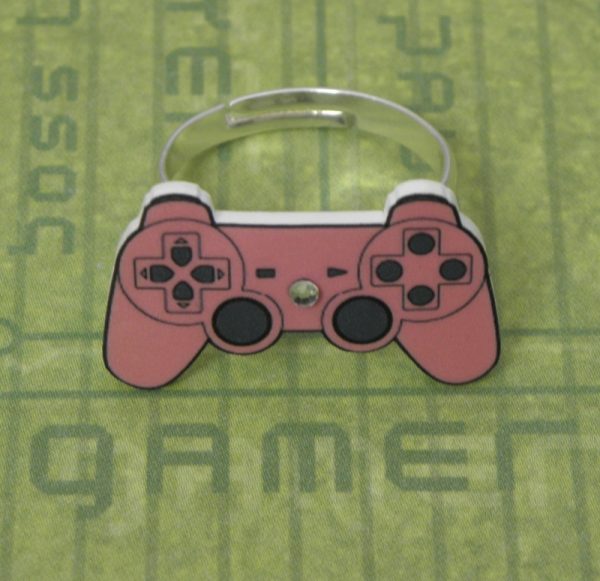 Pink Playstation Video Game Controller Ring - Image 4
