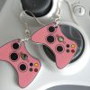 Pink Xbox 360 Video Games Controller Earrings - Image 2