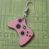 Pink Xbox 360 Video Games Controller Earrings - Image 4