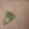 Green Acrylic Ouija Planchette Necklace - Image 2