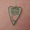 Off White Acrylic Ouija Planchette Necklace - Image 3