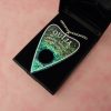 Purple & Turquoise Glitter Acrylic Ouija Planchette Necklace - Image 4