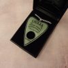 Green Acrylic Ouija Planchette Necklace - Image 4