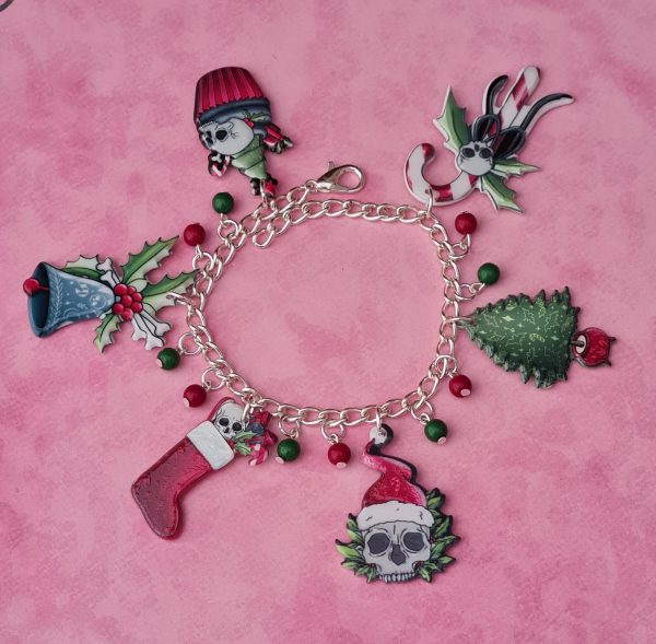 Spooky Christmas Charm Bracelet