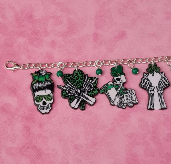 Spooky St Patrick's Day Charm Bracelet - Image 2