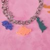 Colourful Dinosaur Charm Bracelet - Image 2