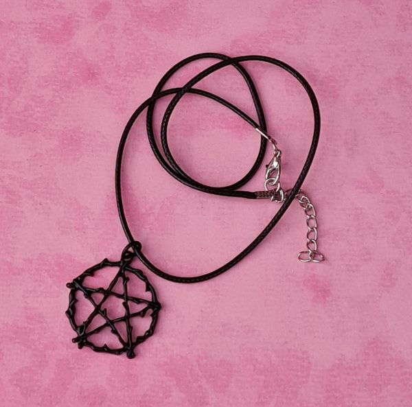 Black Pentacle Necklace - Image 2