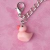 Pink Rubber Duck Charm Bracelet - Image 3