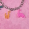 Colourful Dinosaur Charm Bracelet - Image 3
