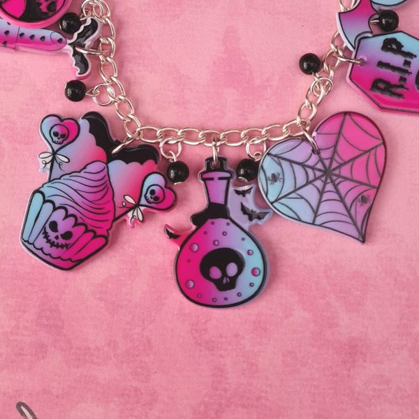 Spooky Kawaii Charm Bracelet - Image 3