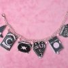 Black Enchanted Mystic Witch Charm Bracelet - Image 4