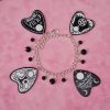 Ouija Planchette Charm Bracelet