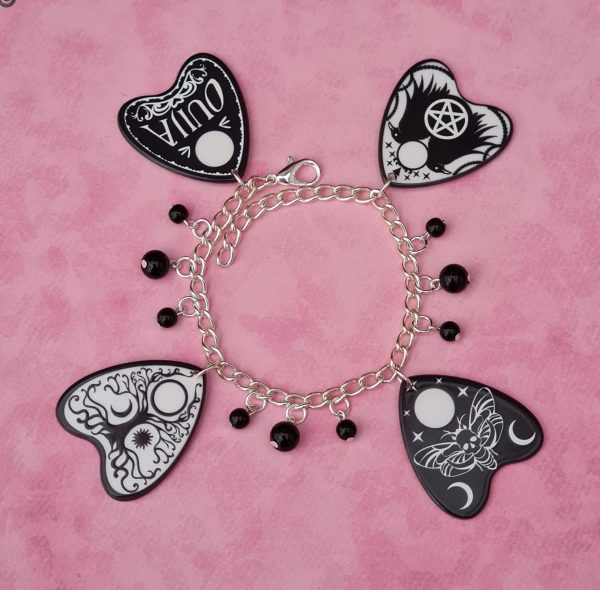 Ouija Planchette Charm Bracelet