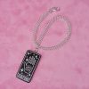 Black Fortune Tarot Card Necklace - Image 2