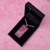 Hot Pink Moon Tarot Card Necklace - Image 4