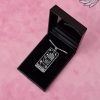 Black Glitter Fortune Tarot Card Necklace - Image 4