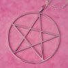 Large Silver Pentacle Necklace - Image 2