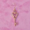 Jewelled Key Earrings - Image 2