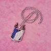 Wings Of Freedom w/Detachable Swords Necklace - Image 2