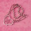 Large Silver Heart Pentacle Necklace - Image 3