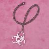 Silver Biohazard Necklace - Image 2