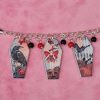 Gothic Coffin Charm Bracelet - Image 3