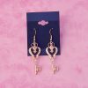 Jewelled Key Earrings - Image 3