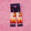 Flame Hashira Earrings - Image 3