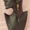 Jewelled Key Earrings - Image 4