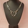 Large Silver Heart Pentacle Necklace - Image 5