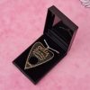 Dark Green Glitter Acrylic Ouija Planchette Necklace - Image 5