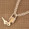 Chunky Acrylic Padlock Necklace - Image 2