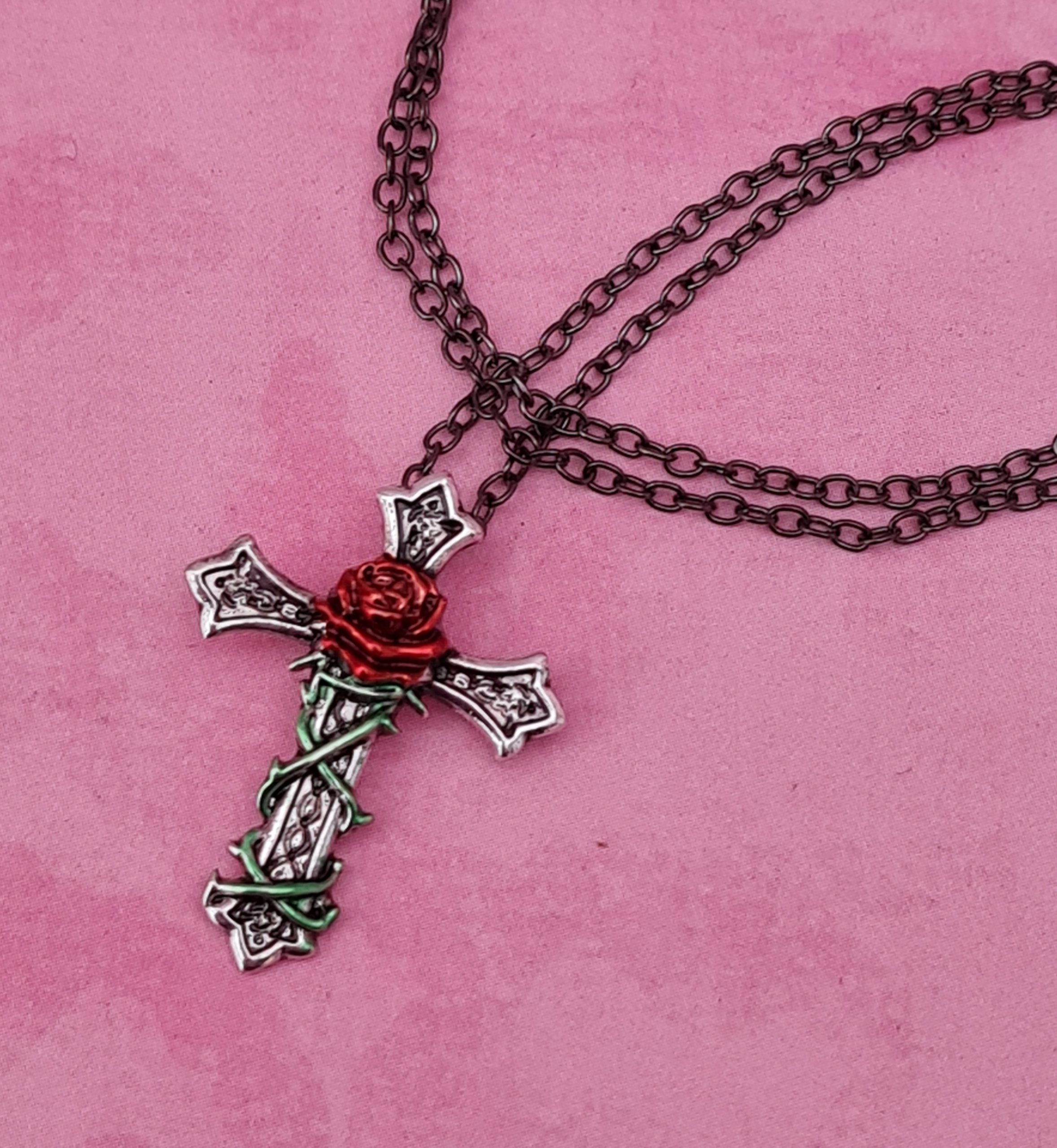 Cross Dice Necklace - X