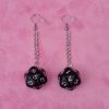 Black D&D D20 Dice Earrings