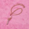 Pearl & Jewel Wand Necklace - Image 2