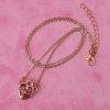 Jewelled Heart Necklace - Image 2