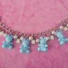 Kawaii Teddy Bear Charm Bracelet - Image 2