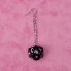 Black D&D D20 Dice Earrings - Image 2