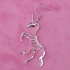 Unicorn Skeleton Earrings - Image 2