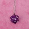 Purple D&D D20 Dice Necklace - Image 3