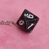 Black D&D D10 Dice Earrings - Image 3