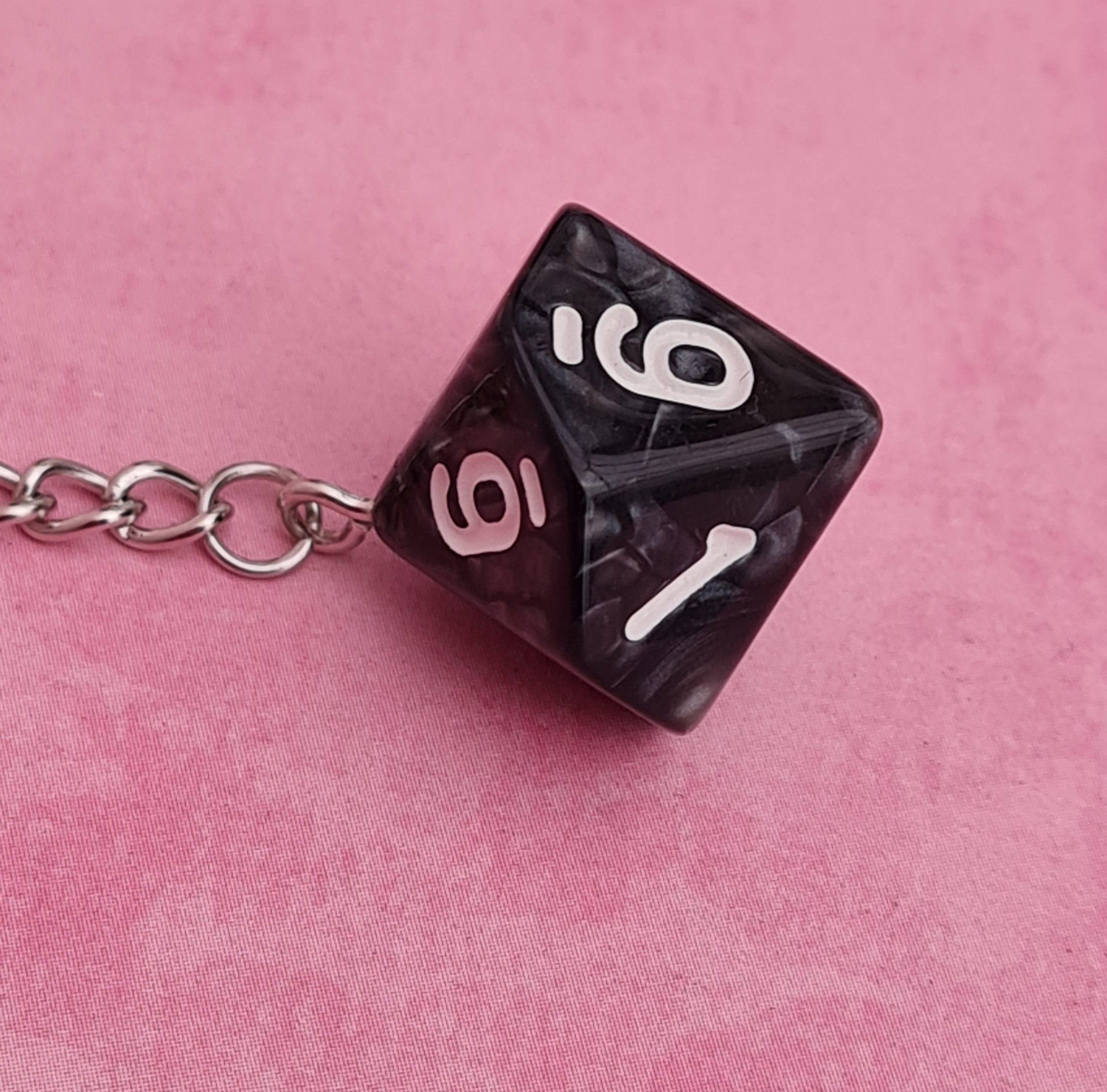 Red D&D D20 Dice Necklace