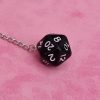 Black D&D D20 Dice Earrings - Image 3