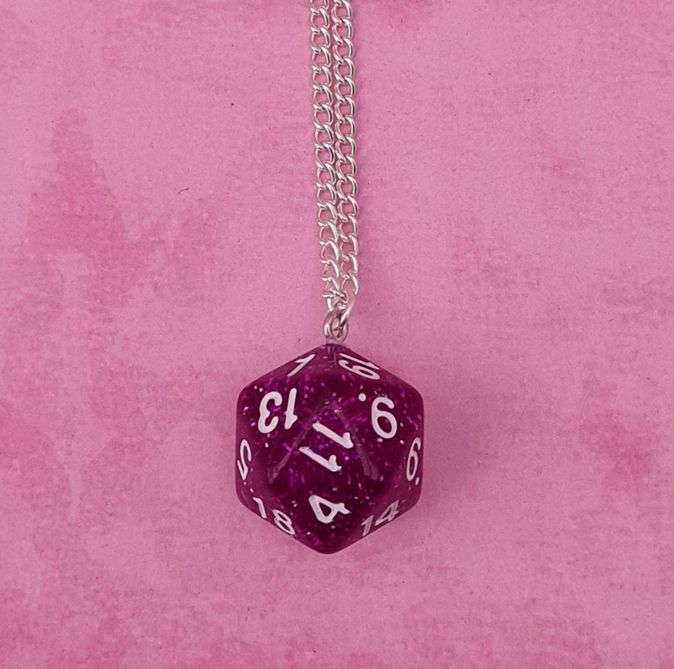 Dice Set Bracelet D20 Jewelry Polyhedral Dice Charm 