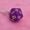 Purple D&D D20 Dice Necklace - Image 4
