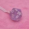 Lilac D&D D20 Dice Necklace - Image 4