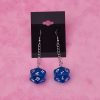 Blue D&D D20 Dice Earrings - Image 5